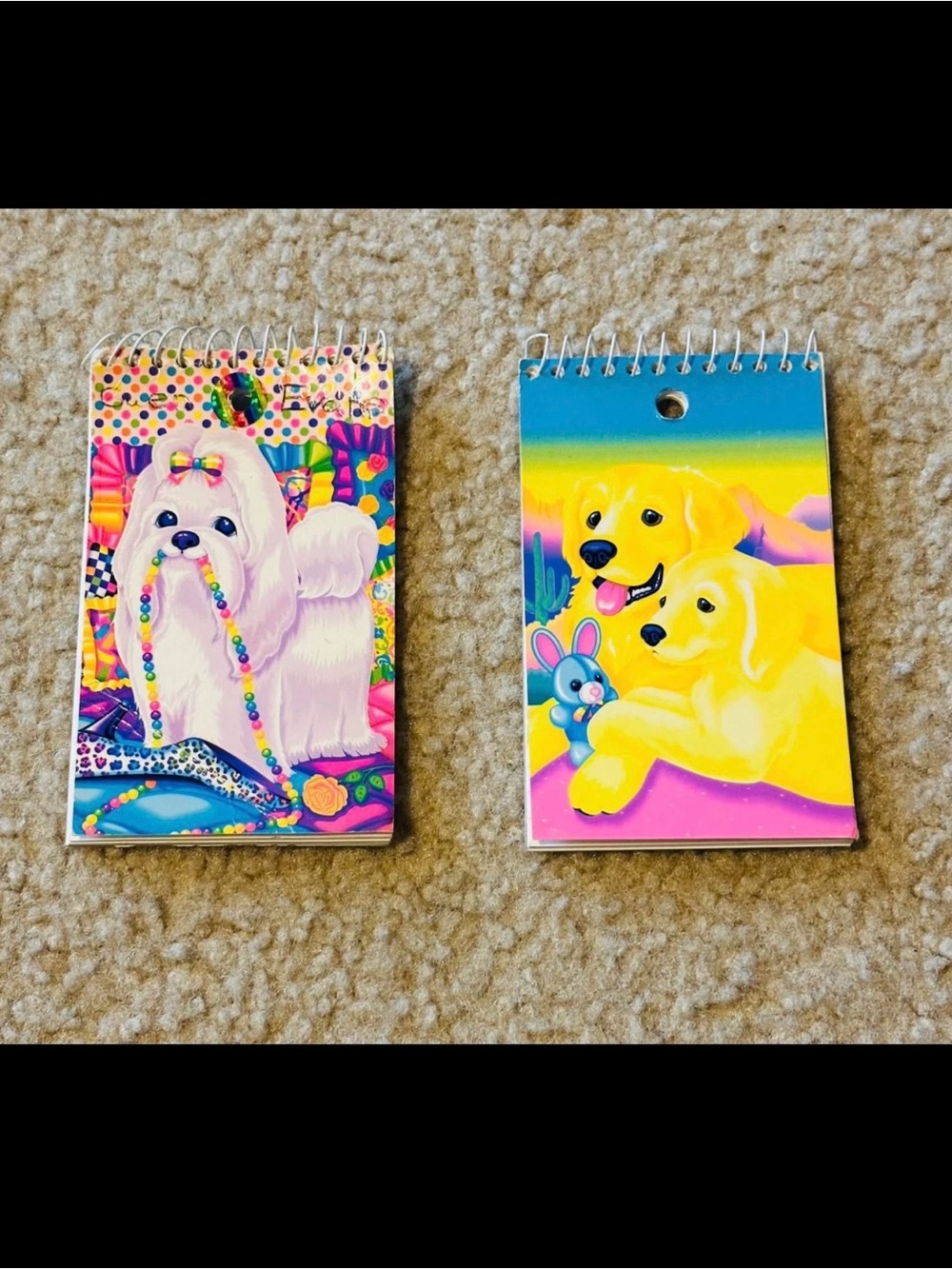 Lisa Frank Vintage Small Spiral Notepads